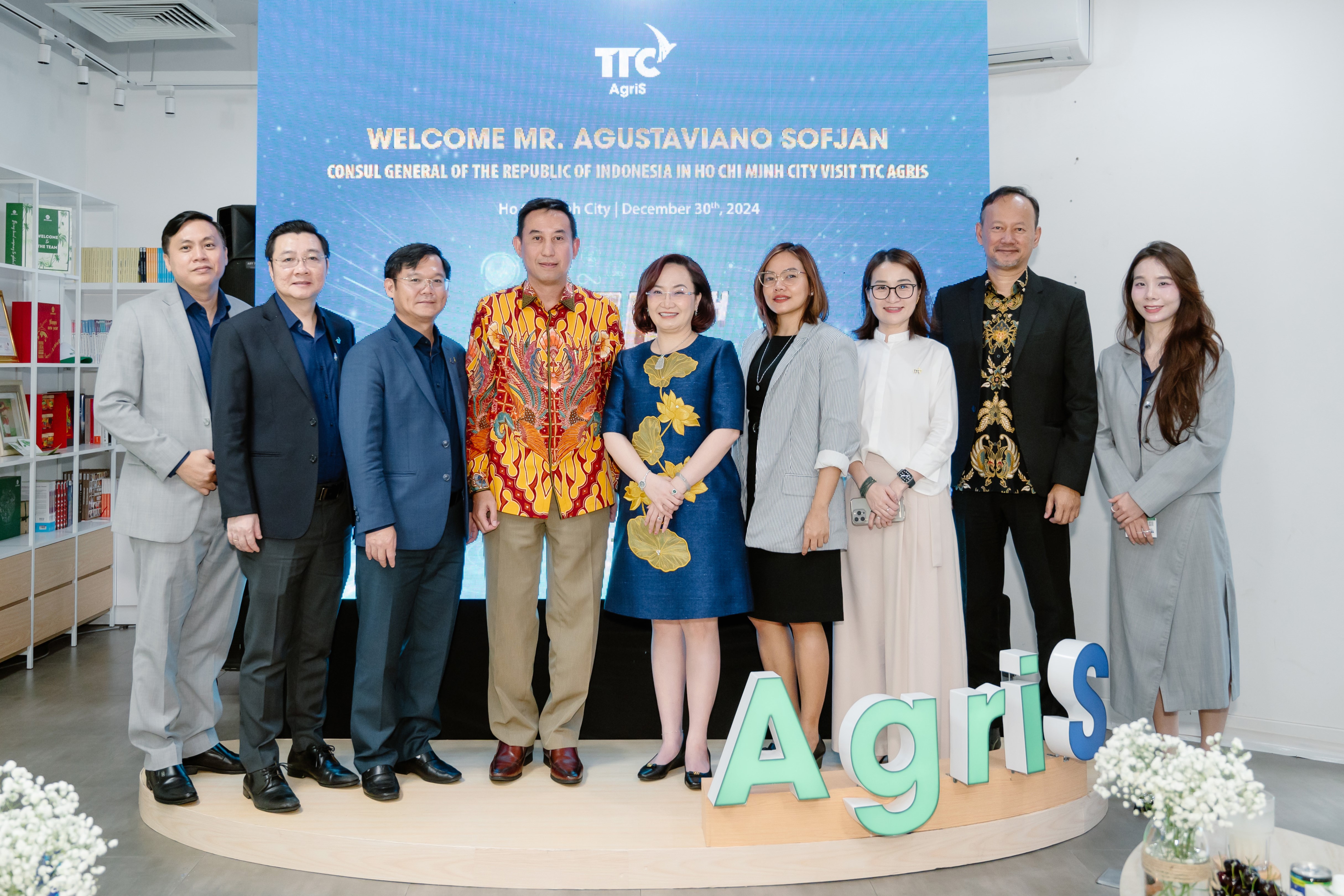 Chủ tịch TTC AgriS tiếp đón Tổng Lãnh sự Indonesia tại TP. HCM, mở rộng cơ hội hợp tác chiến lược